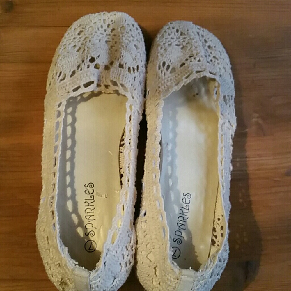 Women's  crochet wedges